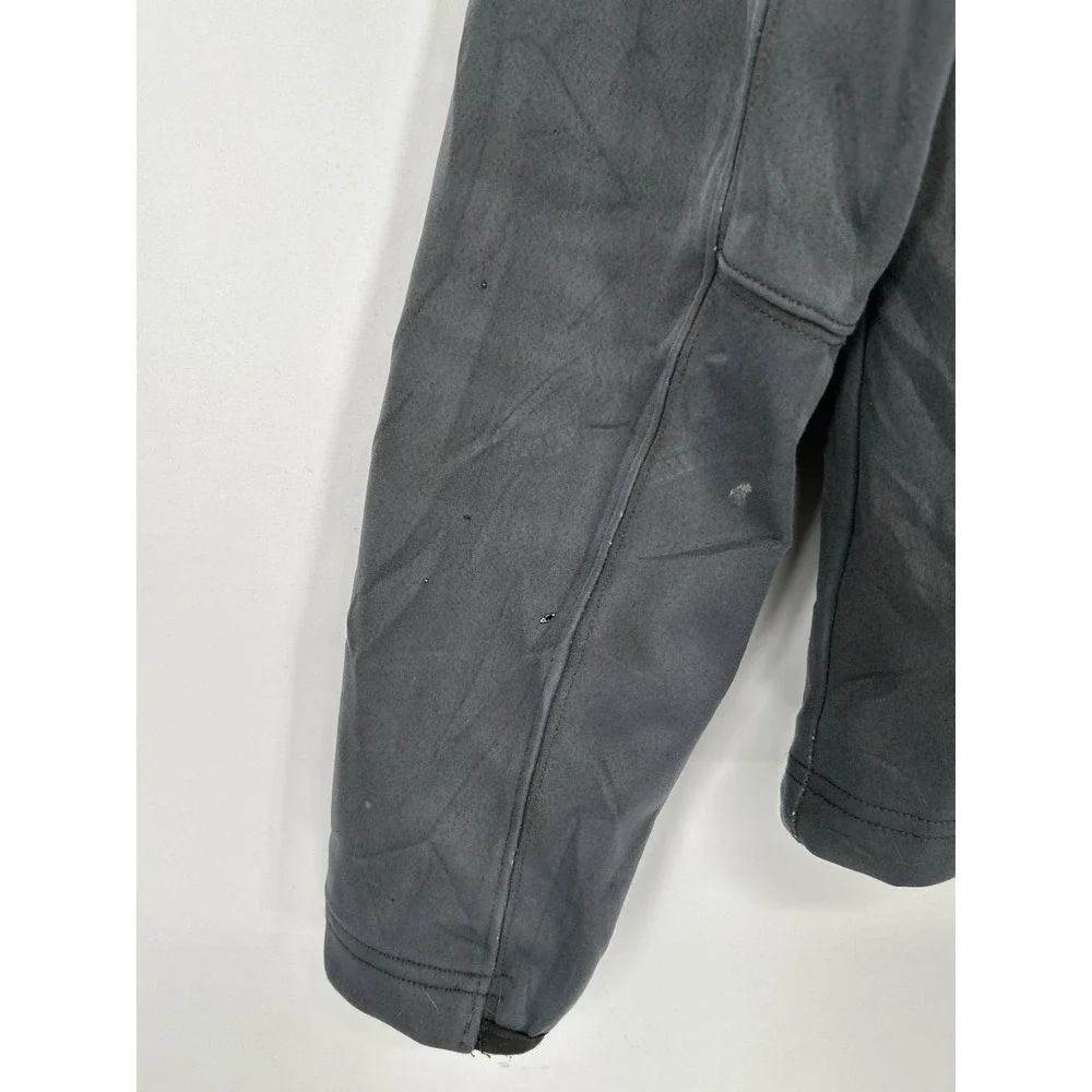 The North Face Apex Barrier‎ Windwall Jacket Men's M Grey Fleece Lined Full Zip